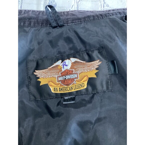 Harley-Davidson Jacket Unisex Size XL Black Vintage Note 2 Small Holes - Picture 4 of 10